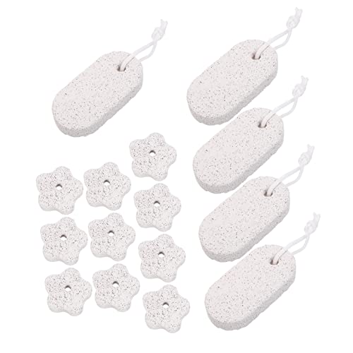 DECOMELODY 15 Stücke Kaninchen Kauspielzeug Vulkanischer Zahnschleifstein für Kleintiere Haustier Spielzeug für Gesunde Zähne Hamster und Chinchilla Molar Stein zur Beschäftigung von DECOMELODY