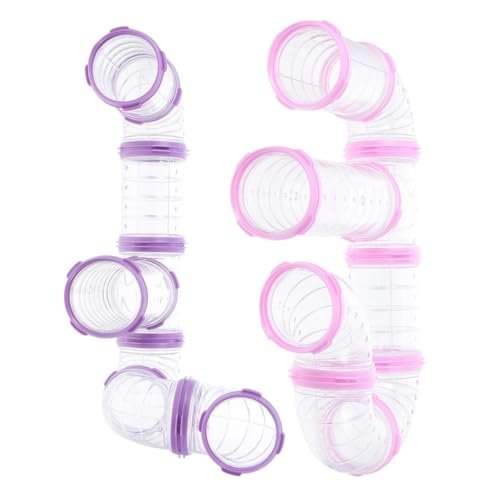 DECOMELODY 16 Stück Teiliges DIY Hamstertunnel Röhrenset Außen Transparentes Hamsterzubehör Käfig Flexible Verbindung für Kleintier Spielspaß Robustes Material Erweiterbar für Vielfältige DECOMELODY 16 Stück Teiliges DIY Hamstertunnel Röhrenset Außen Transparentes Hamsterzubehör Käfig Flexible Verbindung für Kleintier Spielspaß Robustes Material Erweiterbar für Vielfältige von DECOMELODY
