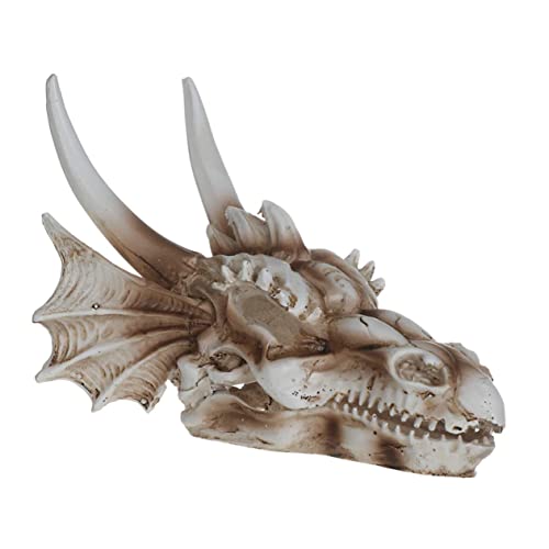 DECOMELODY 1Pc Dinosaurier Schädel Ornament Schädel Modell Decor Landschaftsbau Prop Chic Handwerk Harz von DECOMELODY