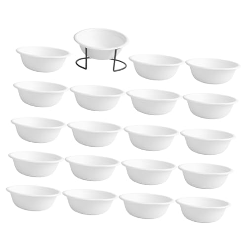 DECOMELODY 1Satz Haustier Futter und Wasserschalen für Katzen und Einweg Schalen aus Kompostierbarem mit Halter rutschfest Reinigen für Bequeme DECOMELODY 1Satz Haustier Futter und Wasserschalen für Katzen und Einweg Schalen aus Kompostierbarem mit Halter rutschfest Reinigen für Bequeme von DECOMELODY