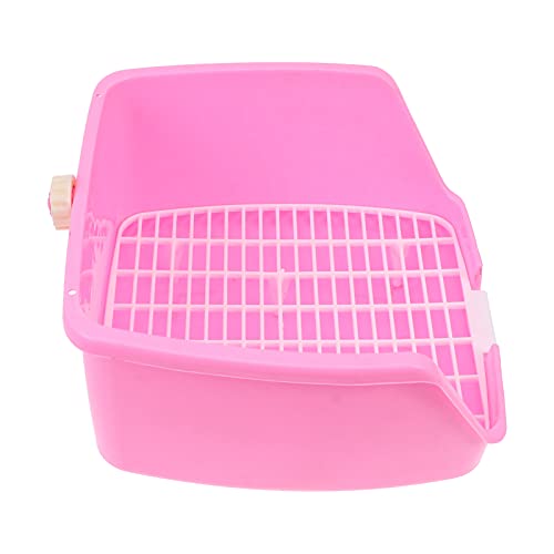 DECOMELODY Haustier-toilettentrainings-katzentoilette Chinchilla Töpfchen Hasentoilette Für Meerschweinchen Hamster Ratte von DECOMELODY