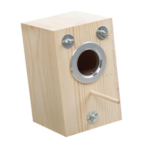 DECOMELODY Vogelbrutkasten Nistkasten Aus Holz Vogelnest Für Hühner Eier Brutkasten Sicherer Bequemer Platz Für Vögel von DECOMELODY