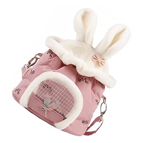 DECOMELODY 1Stück Hamster Tragetasche mit Plüschmaterial Tragbar für Kleintiere für Ausflüge Reisen und Camping Komfortable und Innenausstattung von DECOMELODY