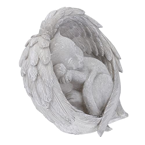 DECOMELODY 1Stück Katzen Gedenkstein aus Resin Gedenkskulptur für Haustiere im Garten Liebevolle Erinnerung für Verstorbene Katzen für Innen und Außenbereiche DECOMELODY 1Stück Katzen Gedenkstein aus Resin Gedenkskulptur für Haustiere im Garten Liebevolle Erinnerung für Verstorbene Katzen für Innen und Außenbereiche von DECOMELODY