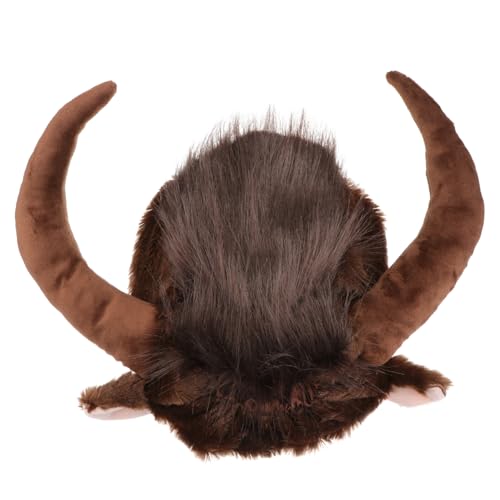 DECOMELODY Kreatives Haustierkopfschmuck Hunde Und Katzen Lustiges Plüsch Headband Für Kostümparty Feiertage Maske Und Weihnachten Adorable Accessoire in Braun DECOMELODY Kreatives Haustierkopfschmuck Hunde Und Katzen Lustiges Plüsch Headband Für Kostümparty Feiertage Maske Und Weihnachten Adorable Accessoire in Braun von DECOMELODY