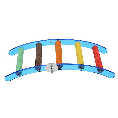 DECOMELODY 1stück Acryl Vogelspielzeug Parrot Ladder Stand Bunte Kletterleiter Für Vögel Für Wellensittiche Und Papageien Stabile Konstruktion Für Langfristigen Spaß DECOMELODY 1stück Acryl Vogelspielzeug Parrot Ladder Stand Bunte Kletterleiter Für Vögel Für Wellensittiche Und Papageien Stabile Konstruktion Für Langfristigen Spaß von DECOMELODY
