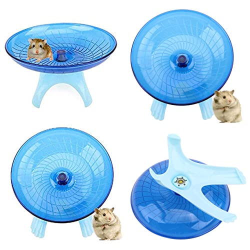 DECOMELODY 1Stück rutschfeste Hamster Übungsrad Flying Saucer für Kleintiere Laufspielzeug für Hamster Rennmäuse und Haustierratten Hochwertiges Heimtrainer von DECOMELODY