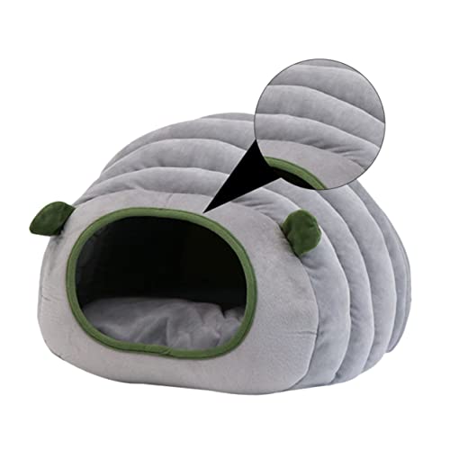 DECOMELODY 1stk Katze Schlafnest Käfig Höhle Hundebett Katzentransporter Zusammenklappbares Hundebett Katzenkorbbett Hundebetten Für Kleine Hunde Haustier Katzenschlafhöhle Grey Kristallsamt DECOMELODY 1stk Katze Schlafnest Käfig Höhle Hundebett Katzentransporter Zusammenklappbares Hundebett Katzenkorbbett Hundebetten Für Kleine Hunde Haustier Katzenschlafhöhle Grey Kristallsamt von DECOMELODY