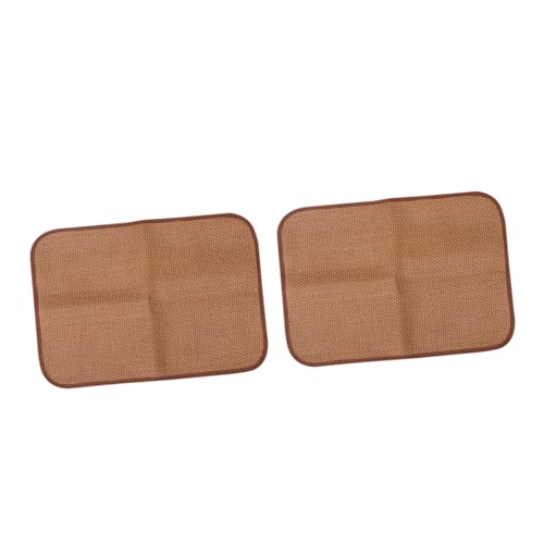 DECOMELODY 2 STÜCK Sommer Hundekühlmatte aus Rattan und für Haustiere Atmungsaktive Praktische Matte für Hunde und Katzen für Sommer DECOMELODY 2 STÜCK Sommer Hundekühlmatte aus Rattan und für Haustiere Atmungsaktive Praktische Matte für Hunde und Katzen für Sommer von DECOMELODY