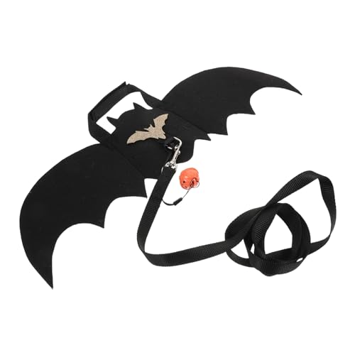 DECOMELODY 2 Sätze Halloween Pet Kostüm Bat Wings mit Kürbis Glocke Material Komfortabel für Kleine Hunde Katzen Cosplay Party Zubehör DECOMELODY 2 Sätze Halloween Pet Kostüm Bat Wings mit Kürbis Glocke Material Komfortabel für Kleine Hunde Katzen Cosplay Party Zubehör von DECOMELODY