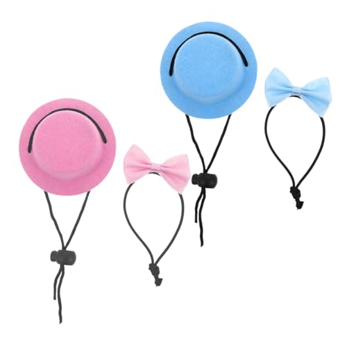 DECOMELODY 2 Sets Süßes Zubehör Für Kleine Haustiere: Dekorative Hüte Und Fliegen Für Kaninchen Und Hamster – Wiederverwendbar Für Partys, Feiertage Und Spaß Im Alltag DECOMELODY 2 Sets Süßes Zubehör Für Kleine Haustiere: Dekorative Hüte Und Fliegen Für Kaninchen Und Hamster – Wiederverwendbar Für Partys, Feiertage Und Spaß Im Alltag von DECOMELODY