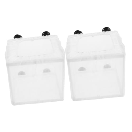 DECOMELODY 2 Stück Aquarium Zuchtbox mit Netz Transparente Fischbrut Isolierbox für Garnelen und Jungfische Einfache Schützende Aufzuchtbehälter für Effektive Fischaufzucht DECOMELODY 2 Stück Aquarium Zuchtbox mit Netz Transparente Fischbrut Isolierbox für Garnelen und Jungfische Einfache Schützende Aufzuchtbehälter für Effektive Fischaufzucht von DECOMELODY
