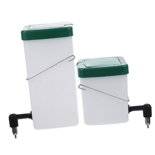 DECOMELODY 2 Stück Automatischer Kaninchen Trinkflasche Teiliges Stabilem Metallhalter Auslaufsicher Geruchlos Langlebig Sanfte Oberfläche Einfache Handhabung für Hasen und Kleintiere von DECOMELODY