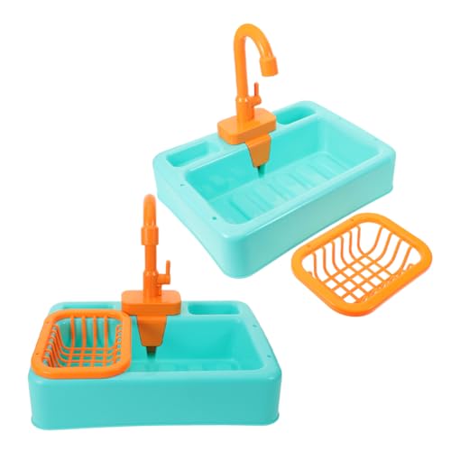 DECOMELODY 2 Stück Gemüsebeckenspielzeug Automatischer Vogelbadpool Papageienbadewannenbehälter Vogelkäfigbadezubehör Vogel Reinigungsmittel Badewanne Von Vogel Dusche Light Green Plastik von DECOMELODY