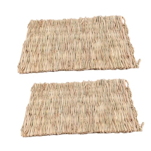 DECOMELODY 2 Stück Hamster Strohmatten Weiche Schlafunterlage für Kleintiere Natürliche als Nest für Hamster Meerschweinchen und Nagetiere DECOMELODY 2 Stück Hamster Strohmatten Weiche Schlafunterlage für Kleintiere Natürliche als Nest für Hamster Meerschweinchen und Nagetiere von DECOMELODY
