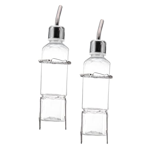 DECOMELODY 2 Stück Haustier Trinkflasche aus Kunststoff Hängender Wasserbrunnen für Kaninchen und Hamster Auslaufsicherer Wasserspender für Käfig Installieren und Tropffrei DECOMELODY 2 Stück Haustier Trinkflasche aus Kunststoff Hängender Wasserbrunnen für Kaninchen und Hamster Auslaufsicherer Wasserspender für Käfig Installieren und Tropffrei von DECOMELODY