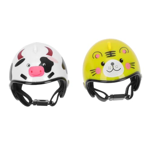 DECOMELODY 2 Stück Helm Huhn Haustier Hamstermütze Vogelhelm Henne Mit Kapuze Zwerg Hundehelm Nuggets Vlies Küken Hut Käfig Wurf Chinchilla Papageienhelm Erbse Colorful Pp von DECOMELODY