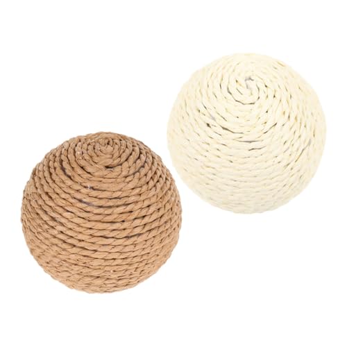 DECOMELODY 2 Stück Katze Sisalkugel Interaktives Katzenspielzeug Übung Kätzchen Kratzt Haustier Kratzen Kratzer Kratzbaum Für Katzenkugeln Ball Katzenspielzeug Für Wohnungskatzen Hanfseil DECOMELODY 2 Stück Katze Sisalkugel Interaktives Katzenspielzeug Übung Kätzchen Kratzt Haustier Kratzen Kratzer Kratzbaum Für Katzenkugeln Ball Katzenspielzeug Für Wohnungskatzen Hanfseil von DECOMELODY