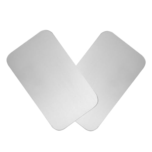 DECOMELODY 2 Stück Kühlende Aluminiumplatte Haustier Hydro Hund Produkt Heizt Welpe Vlies Heu Hamster Tiere Gel Kaninchen Kühlung Käfig Rattan Schweine Ding Futterspender Cool Gekühlt Silver von DECOMELODY