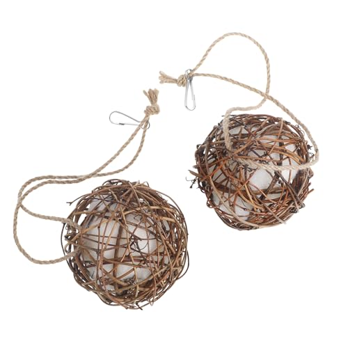 DECOMELODY 2 Stück Sepak Takraw Papageienspielzeug Barsch Korbspielzeug Weidenbälle Für Vögel Für Vogelsittiche Nest Für Papageien Käfig Vogel-Rattan-bälle Groß Baumwolle DECOMELODY 2 Stück Sepak Takraw Papageienspielzeug Barsch Korbspielzeug Weidenbälle Für Vögel Für Vogelsittiche Nest Für Papageien Käfig Vogel-Rattan-bälle Groß Baumwolle von DECOMELODY