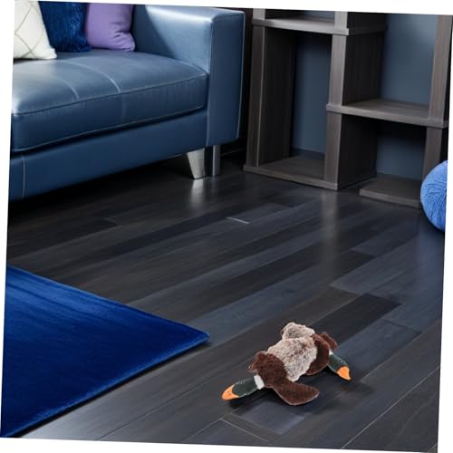 DECOMELODY 2 Stück 野鸭狗狗玩具 Stofftierspielzeug Für Hunde Plüschhunde Kauspielzeug Hundebackenzahnspielzeug Hundefasanenspielzeug Plüschspielzeug Für Hunde Quietschendes von DECOMELODY