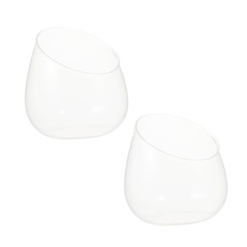 DECOMELODY 2 Stück Teiliges Glas Bubble Bowl Terrarium Klare Runde Vase für Sukkulenten Dekoration für Fensterbrett Tisch Balkon Vielseitig als Kerzenhalter Geeignet Langlebiges Material DECOMELODY 2 Stück Teiliges Glas Bubble Bowl Terrarium Klare Runde Vase für Sukkulenten Dekoration für Fensterbrett Tisch Balkon Vielseitig als Kerzenhalter Geeignet Langlebiges Material von DECOMELODY