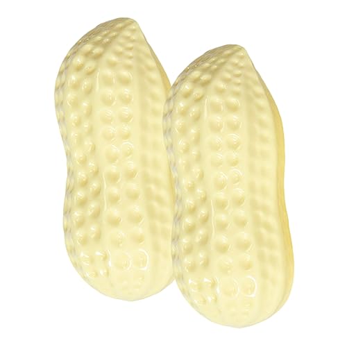 DECOMELODY 2St Erdnussspielzeug Hund quietschend interaktives knete Haustierspielzeug Dog Toys for small Dogs lustiges Kauspielzeug für Haustiere Beige DECOMELODY 2St Erdnussspielzeug Hund quietschend interaktives knete Haustierspielzeug Dog Toys for small Dogs lustiges Kauspielzeug für Haustiere Beige von DECOMELODY