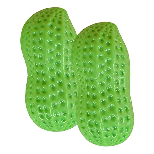 DECOMELODY 2St Erdnussspielzeug interaktives knete Dog chew Toy Dogs Toys Hund für Haustiere quietschende spielzeuge für welpen lustiges Kauspielzeug Green DECOMELODY 2St Erdnussspielzeug interaktives knete Dog chew Toy Dogs Toys Hund für Haustiere quietschende spielzeuge für welpen lustiges Kauspielzeug Green von DECOMELODY