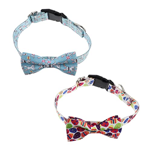 DECOMELODY 2St Ostern hundehalsband Katzennapf Wurf Hund Welpe Katzennäpfe Ostern Hundezubehör Hundehalsband mit Schleife dekoratives Haustierhalsband mit Schleife Haustierbedarf Stoff DECOMELODY 2St Ostern hundehalsband Katzennapf Wurf Hund Welpe Katzennäpfe Ostern Hundezubehör Hundehalsband mit Schleife dekoratives Haustierhalsband mit Schleife Haustierbedarf Stoff von DECOMELODY
