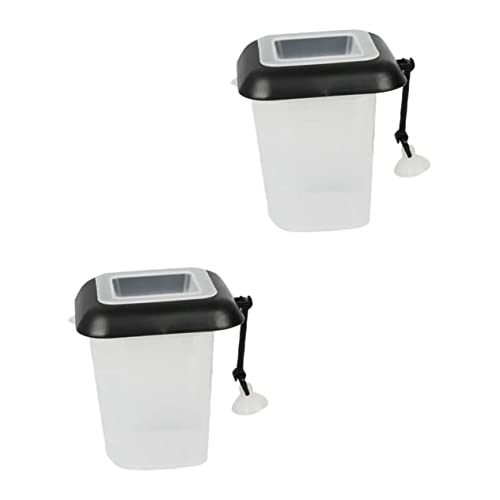 DECOMELODY 2Stücke Aquarien Feeder Tassen Für Fischfutter Praktische Futterbehälter Für Blutwürmer Und Andere Fischlebensmittel Für Fischtanks Und Aquarien von DECOMELODY