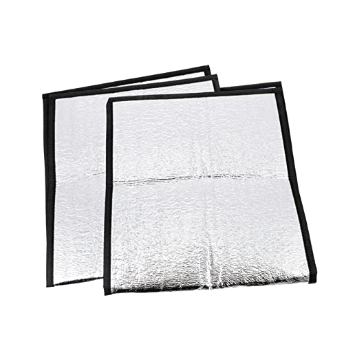 DECOMELODY 2Stücke Reptilien Heizmatte Reflektierender Film für Terrarien Haustier Matte für Schlangen Eidechsen und Schildkröten für Kalte Wintertage von DECOMELODY