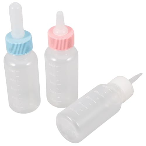 DECOMELODY 3 Stück Fütterungsflaschen für Haustiere Milchflasche für Welpen und Kätzchen Einfach zu Bedienen Wiederverwendbar mit zur Nahrungsaufnahme DECOMELODY 3 Stück Fütterungsflaschen für Haustiere Milchflasche für Welpen und Kätzchen Einfach zu Bedienen Wiederverwendbar mit zur Nahrungsaufnahme von DECOMELODY