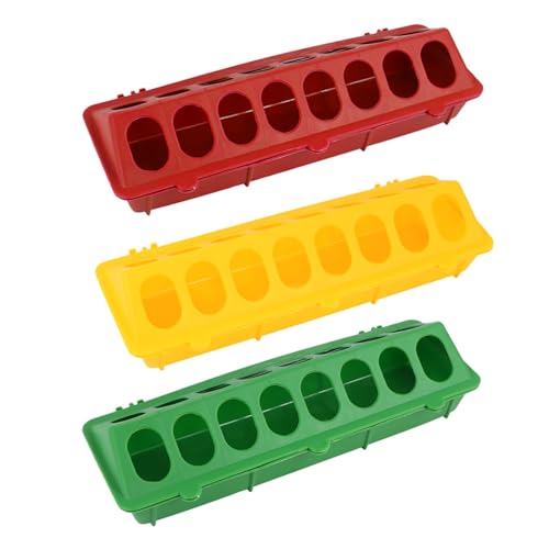 DECOMELODY 3 Stück Hochwertiger Pack Vogelfutterspender für Tauben und Wachteln Futtersäule mit Verschwendung Design Geeignet für Verschiedene Vogelarten Einfache Nachfüllung Zufällige Farbe DECOMELODY 3 Stück Hochwertiger Pack Vogelfutterspender für Tauben und Wachteln Futtersäule mit Verschwendung Design Geeignet für Verschiedene Vogelarten Einfache Nachfüllung Zufällige Farbe von DECOMELODY
