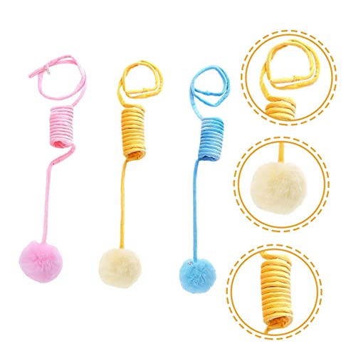DECOMELODY 3 Stück Katzen Teiliges Kleine Bunte Plüschbälle mit Saugnapf Interaktives Haustier Teaserspielzeug für Indoor Langlebig und Platzsparend für Kätzchen und Hauskatzen DECOMELODY 3 Stück Katzen Teiliges Kleine Bunte Plüschbälle mit Saugnapf Interaktives Haustier Teaserspielzeug für Indoor Langlebig und Platzsparend für Kätzchen und Hauskatzen von DECOMELODY