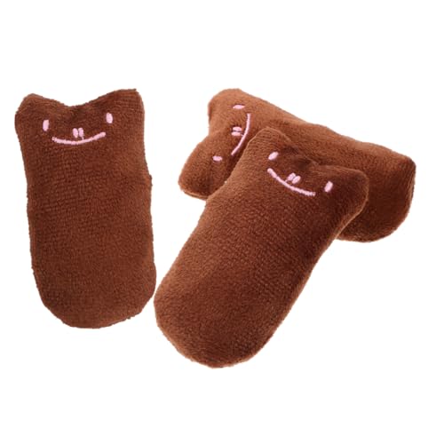 DECOMELODY 3 Stück Katzenminze katzenspielzeug Interactive cat Toy cat Catnip Toy Katzen + Post drinnen Katzenminze-Kätzchenspielzeug Haustiere Plüsch von DECOMELODY