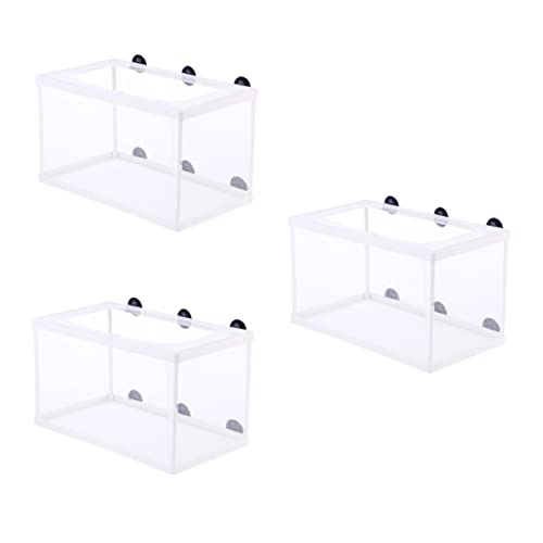 DECOMELODY 3 Stück Kleine Fischbrut Isolierbox mit Saugnapf Aquarium Fischzucht Netz Langlebig Einfache Wasserzirkulation für Fischaufzucht und Zuchtförderung DECOMELODY 3 Stück Kleine Fischbrut Isolierbox mit Saugnapf Aquarium Fischzucht Netz Langlebig Einfache Wasserzirkulation für Fischaufzucht und Zuchtförderung von DECOMELODY