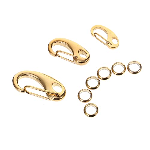 DECOMELODY 3 Stück Teiliges Karabinerhaken mit Ringen Rostfrei Langlebig Leicht für Hundehalsband Hundeleine und Hundemarkenhalter Sicherer Schnellverschluss für Haustier Identifikation DECOMELODY 3 Stück Teiliges Karabinerhaken mit Ringen Rostfrei Langlebig Leicht für Hundehalsband Hundeleine und Hundemarkenhalter Sicherer Schnellverschluss für Haustier Identifikation von DECOMELODY