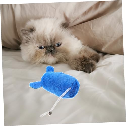 DECOMELODY 3 Stück Teiliges Katzenspielzeug Mäuseform Plüsch Kuscheltier für Kätzchen Interaktive Spielmaus zur Zahnreinigung und Beschäftigung Geeignet für Indoor Katzen Blau DECOMELODY 3 Stück Teiliges Katzenspielzeug Mäuseform Plüsch Kuscheltier für Kätzchen Interaktive Spielmaus zur Zahnreinigung und Beschäftigung Geeignet für Indoor Katzen Blau von DECOMELODY