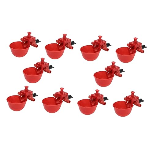 DECOMELODY 30stücke Automatischer Geflügeltränke-wasserspender Aus Kunststoff Nachfüllbar Zum Befestigen An Eimern Oder Behältern Geeignet Für Hühner Tauben Und Kleine Vögel von DECOMELODY