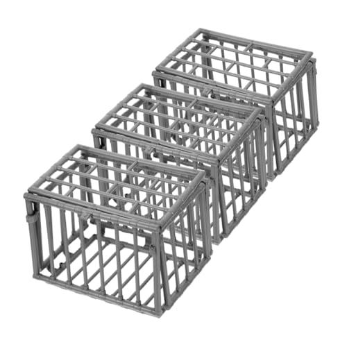 DECOMELODY 3Stücke Käfig DIY Spielzeugkäfig Dekorativer Kunststoffkäfig für Mikrohaus Dekoration Vielseitig Einsetzbar Schlafzimmer Wohnzimmer DECOMELODY 3Stücke Käfig DIY Spielzeugkäfig Dekorativer Kunststoffkäfig für Mikrohaus Dekoration Vielseitig Einsetzbar Schlafzimmer Wohnzimmer von DECOMELODY
