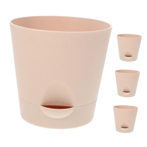 DECOMELODY Blumenbewässerungstopf 4 Sets Selbstbewässernde Pflanztöpfe Dekorative Entwässerung Einfach Zu Verwenden Für Das Home-Office DECOMELODY Blumenbewässerungstopf 4 Sets Selbstbewässernde Pflanztöpfe Dekorative Entwässerung Einfach Zu Verwenden Für Das Home-Office von DECOMELODY