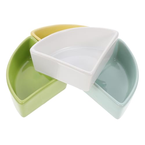 DECOMELODY Hamsternapf-Set 4-teilig Keramikmaterial Nicht Stabil Für Meerschweinchen Chinchilla Und Eichhörnchen DECOMELODY Hamsternapf-Set 4-teilig Keramikmaterial Nicht Stabil Für Meerschweinchen Chinchilla Und Eichhörnchen von DECOMELODY