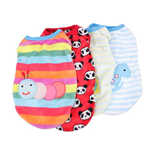 DECOMELODY 4 Stück Haustierweste Hundekleidung Dackel Hunde-Hoodie Hundemäntel Kleiner Rassen Pfotenreiniger für Hunde Auto pet Supplies haustierbedarf Katzenweste Winter-Hundeweste Flanell DECOMELODY 4 Stück Haustierweste Hundekleidung Dackel Hunde-Hoodie Hundemäntel Kleiner Rassen Pfotenreiniger für Hunde Auto pet Supplies haustierbedarf Katzenweste Winter-Hundeweste Flanell von DECOMELODY