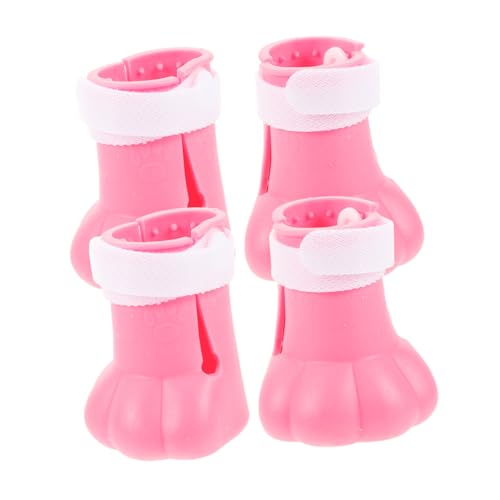 DECOMELODY 4 Stück Katzenfüße Katze Hängematte Katzenstreu Matte katzenkrallen Schutz Katzen krallenschutz Katzennagelabdeckungskappen aus Silikon Katzenwaschbare Stiefel Kieselgel Rosa DECOMELODY 4 Stück Katzenfüße Katze Hängematte Katzenstreu Matte katzenkrallen Schutz Katzen krallenschutz Katzennagelabdeckungskappen aus Silikon Katzenwaschbare Stiefel Kieselgel Rosa von DECOMELODY