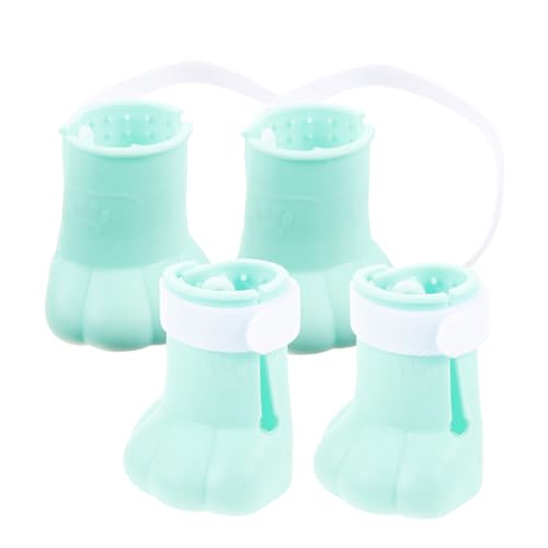 DECOMELODY 4 Stück Katzenfüße Kratzen Kratzer Katzenschuhe Katzenstiefel Für Die Fellpflege Katze Fuß Abdeckung Kätzchenklauenabdeckungen Katzen-duschstiefel Kieselgel Light Green DECOMELODY 4 Stück Katzenfüße Kratzen Kratzer Katzenschuhe Katzenstiefel Für Die Fellpflege Katze Fuß Abdeckung Kätzchenklauenabdeckungen Katzen-duschstiefel Kieselgel Light Green von DECOMELODY