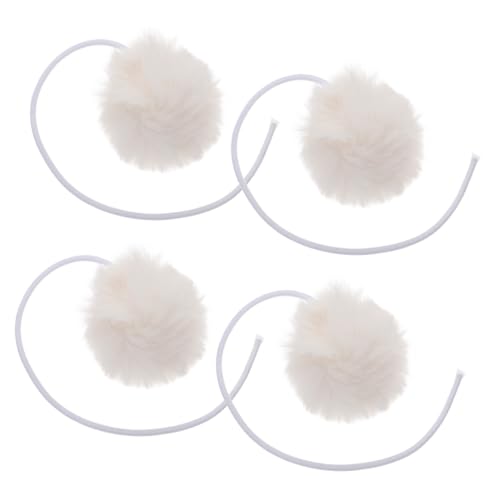 DECOMELODY 4 Stück Katzenkratzbaum Ersatzball Katzenspielzeug Sisal Katzenball Katzenbaumelspielzeug Interaktives Katzenballspielzeug Katzenball Mit Glöckchen Katzenkratzballspielzeug von DECOMELODY