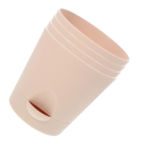 DECOMELODY 4 Stück Sukkulenten Blumentopf Grün Docht Blumenpflanzen Transparent Selbstbewässernde Pflanze Hydrokultur Selbstbewässerndes System Zimmerpflanzenzwiebeln Pflanzgefäße von DECOMELODY