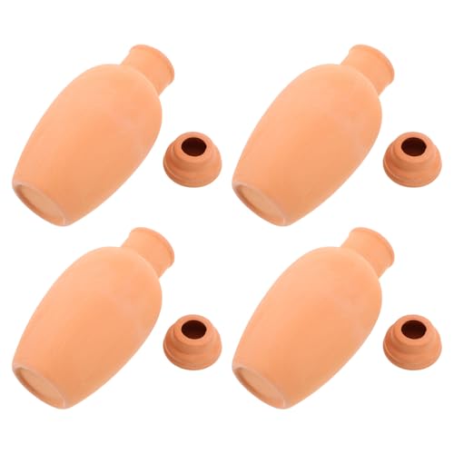 DECOMELODY 4 Stück Terrakotta Bewässerungssystem Automatisches Selbstbewässern für Topfpflanzen Langsame Wassergabe für Innen und Außenbereich Nachhaltige Pflanzenpflege Kompakt und Stilvoll DECOMELODY 4 Stück Terrakotta Bewässerungssystem Automatisches Selbstbewässern für Topfpflanzen Langsame Wassergabe für Innen und Außenbereich Nachhaltige Pflanzenpflege Kompakt und Stilvoll von DECOMELODY