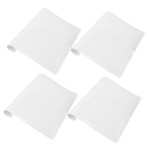 DECOMELODY 4 Stück Transparente Selbstklebende Kratzschutzfolie für Möbel Kratzfester PVC Schutz für Sofa Wand und Tür Krallensicherer Katzenmöbelschutz Einfach Zuschneidbar und Langlebig von DECOMELODY