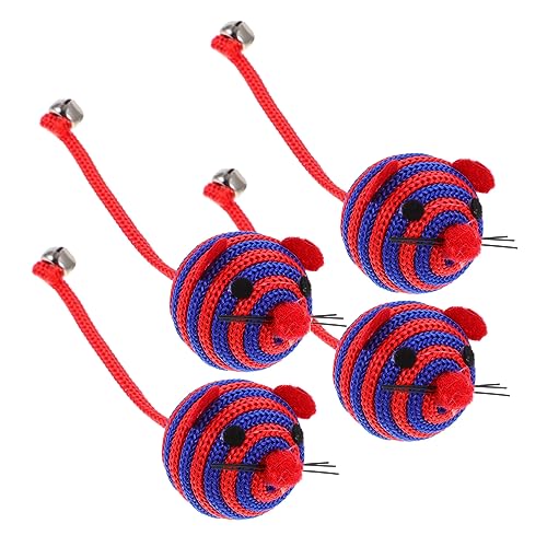 DECOMELODY 4Stücke Teiliges Katzenspielzeug mit Katzenminze Interaktive Mäuse für Katzen Indoor Katzen Leichtes und Sicheres für Stundenlangen Spaß Tolles DECOMELODY 4Stücke Teiliges Katzenspielzeug mit Katzenminze Interaktive Mäuse für Katzen Indoor Katzen Leichtes und Sicheres für Stundenlangen Spaß Tolles von DECOMELODY